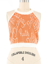 Alley Cat Signature Knit Halter Top arcadeshops.com