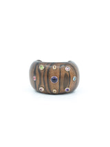 Stone Studded Wood Cuff Jewelry arcadeshops.com