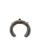 Stone Studded Wood Cuff Jewelry arcadeshops.com