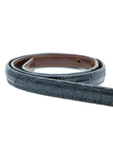 Barry Kieselstein Cord Skinny Black Alligator Belt Accessory arcadeshops.com