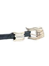 Barry Kieselstein Cord Skinny Black Alligator Belt Accessory arcadeshops.com