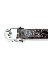 Barry Kieselstein Cord Crocodile Moon Buckle Belt Accessory arcadeshops.com