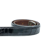 Barry Kieselstein Cord Black Alligator Belt Accessory arcadeshops.com
