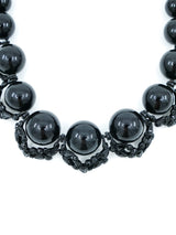 Givenchy Beaded Rhinestone Embellished Necklace Jewelry arcadeshops.com
