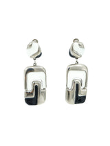 1960s Pierre Cardin Enameled Mod Drop Earrings Jewelry arcadeshops.com