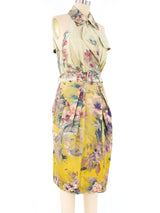 Jean Paul Gaultier Bug Print Wrap Dress Dress arcadeshops.com