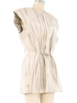 Geoffery Beene Floral Silk Tunic Top arcadeshops.com