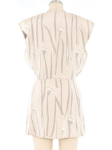 Geoffery Beene Floral Silk Tunic Top arcadeshops.com