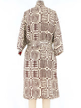 1950s Block Printed Kimono Jacket arcadeshops.com