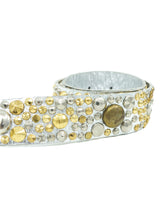 Michael Morrison Studded Metallic Western Belt Accessory arcadeshops.com