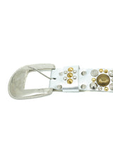 Michael Morrison Studded Metallic Western Belt Accessory arcadeshops.com