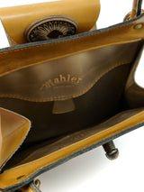 1960s Mahler Wood Scroll Tear Drop Bag Accessory arcadeshops.com