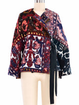 Chloe Tapestry Wrap Jacket Jacket arcadeshops.com
