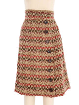 1980s Lanvin Woven Skirt Ensemble Suit arcadeshops.com