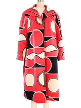 Louis Feraud Geometric Evening Coat Jacket arcadeshops.com