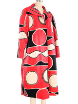 Louis Feraud Geometric Evening Coat Jacket arcadeshops.com
