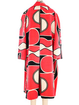 Louis Feraud Geometric Evening Coat Jacket arcadeshops.com