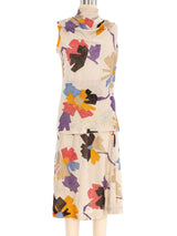 Floral Lurex Three Piece Ensemble Suit arcadeshops.com