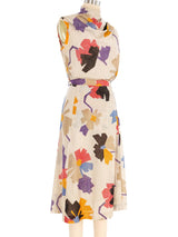 Floral Lurex Three Piece Ensemble Suit arcadeshops.com