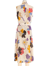 Floral Lurex Three Piece Ensemble Suit arcadeshops.com