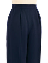 Chanel Navy Trousers Bottom arcadeshops.com