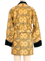 Metallic Brocade Velvet Smoking Jacket Jacket arcadeshops.com