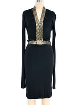 2000s Givenchy Chainmail Embellished Dress Dress arcadeshops.com