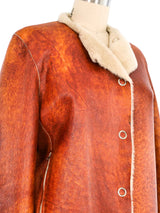 Jil Sander Shearling Leather Jacket Jacket arcadeshops.com