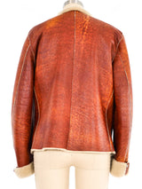 Jil Sander Shearling Leather Jacket Jacket arcadeshops.com