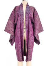Purple Jacquard Kimono Jacket arcadeshops.com