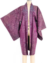 Purple Jacquard Kimono Jacket arcadeshops.com