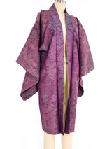 Purple Jacquard Kimono Jacket arcadeshops.com
