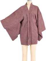Maroon Shibori Haori Kimono Jacket arcadeshops.com