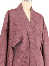 Maroon Shibori Haori Kimono Jacket arcadeshops.com