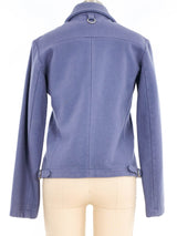 MM6 Maison Margiela Blue Wool Jacket Jacket arcadeshops.com