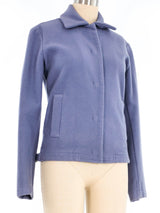 MM6 Maison Margiela Blue Wool Jacket Jacket arcadeshops.com