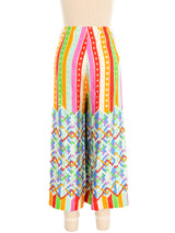 Gucci Printed Pleated Culottes Bottom arcadeshops.com