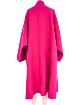 1980s Calvin Klein Magenta Overcoat Outerwear arcadeshops.com