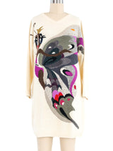 Krizia Butterfly "Miss Krizia" Sweater Dress Dress arcadeshops.com