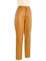 Butterscotch Leather Pants Bottom arcadeshops.com
