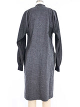 1980s Gucci Wool Flannel Dress Dress arcadeshops.com