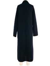 Black Knit Oversized Duster Outerwear arcadeshops.com