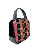 1960s Harry Rosenfeld Velour Checkerboard Bag Accessory arcadeshops.com