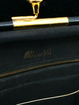 1960s Harry Rosenfeld Velour Checkerboard Bag Accessory arcadeshops.com