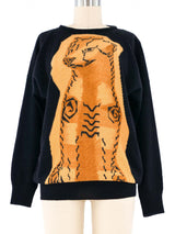 Krizia Tiger Sweater Top arcadeshops.com