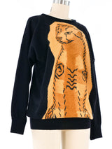 Krizia Tiger Sweater Top arcadeshops.com