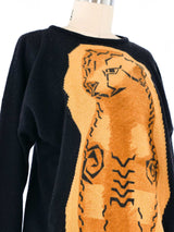Krizia Tiger Sweater Top arcadeshops.com