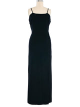 1960s Adolfo Skinny Strap Gown Dress arcadeshops.com