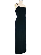 1960s Adolfo Skinny Strap Gown Dress arcadeshops.com