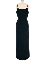 1960s Adolfo Skinny Strap Gown Dress arcadeshops.com